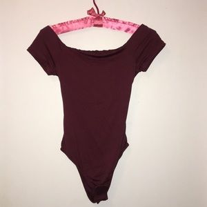 NEW Lush bodysuit. Burgundy, size 4.